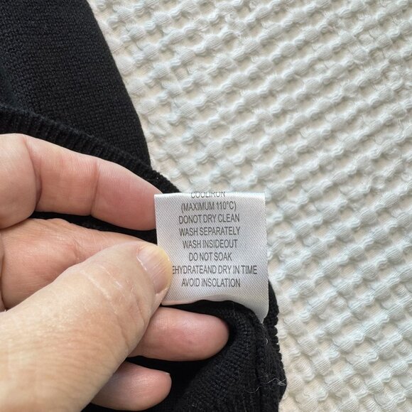 Oxknitstore Black/White Short Sleeve Colorblock Sweater Pink Lightning Bolt - M - Picture 5 of 8